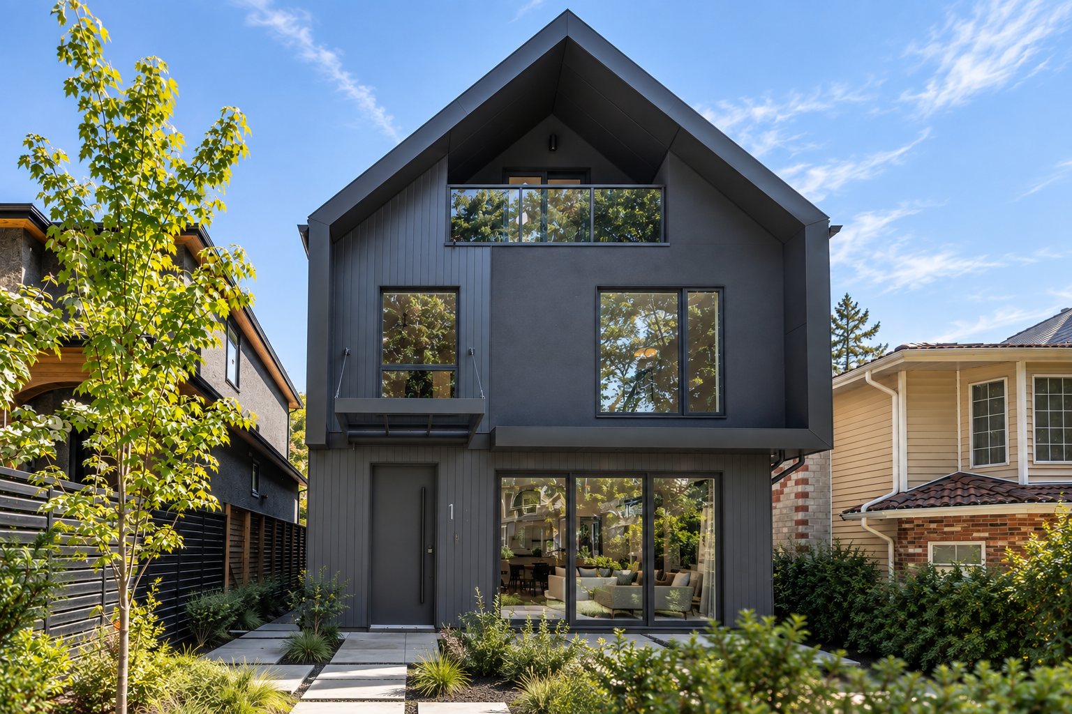 Cambie duplex development exterior