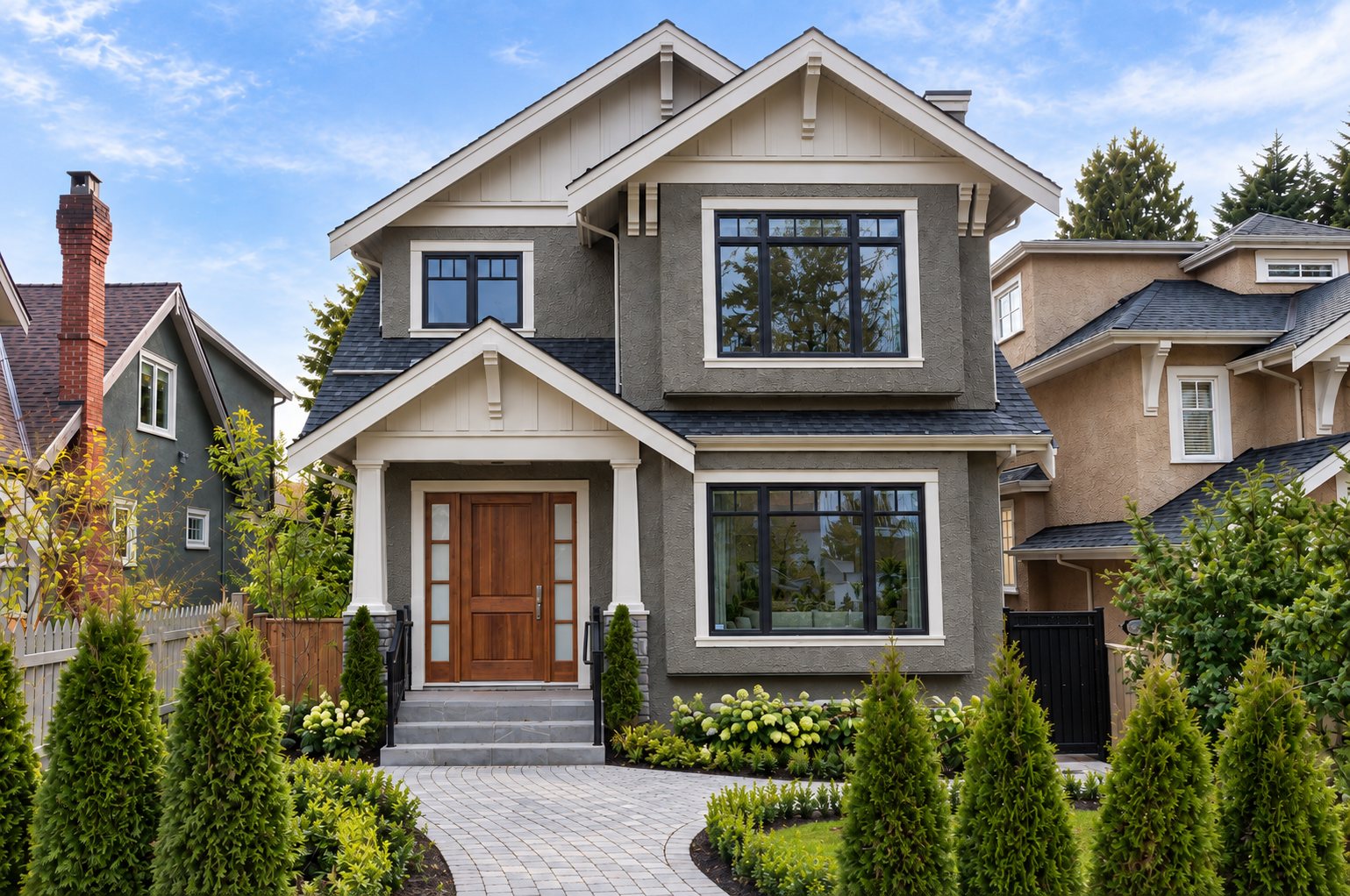 Kerrisdale Residence Craftsman front elevation