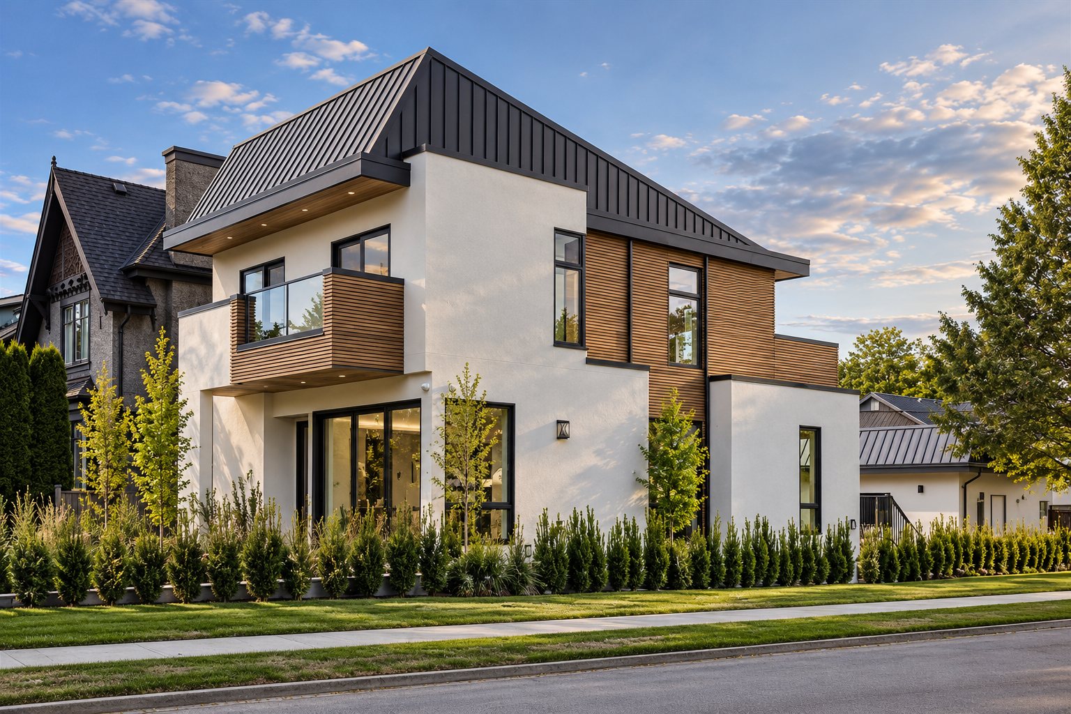 Kitsilano Modern Residence front elevation